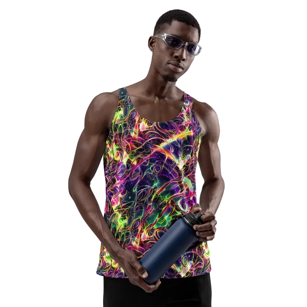The Color Storm on Men's Tank Top — Front