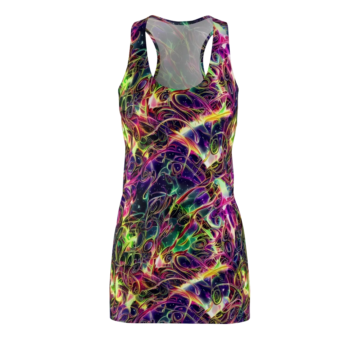 The Color Storm on Racerback Dress — Front