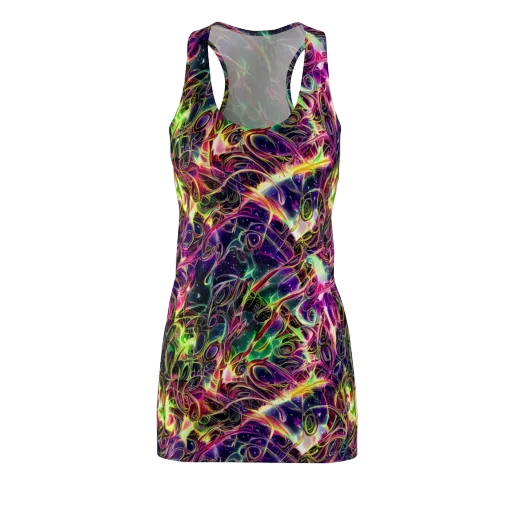 The Color Storm on a Racerback Dress
