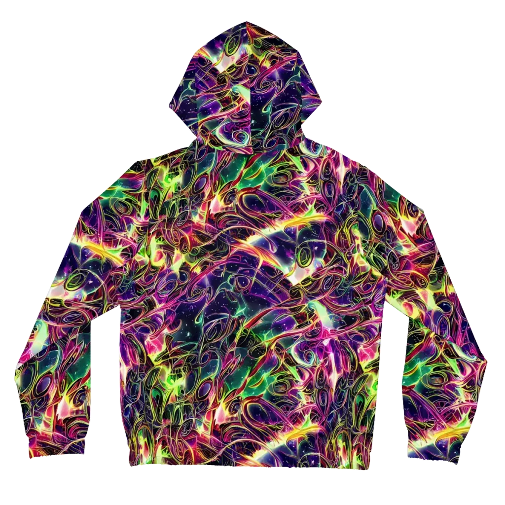 The Color Storm on Women's Full-Zip Hoodie — Back