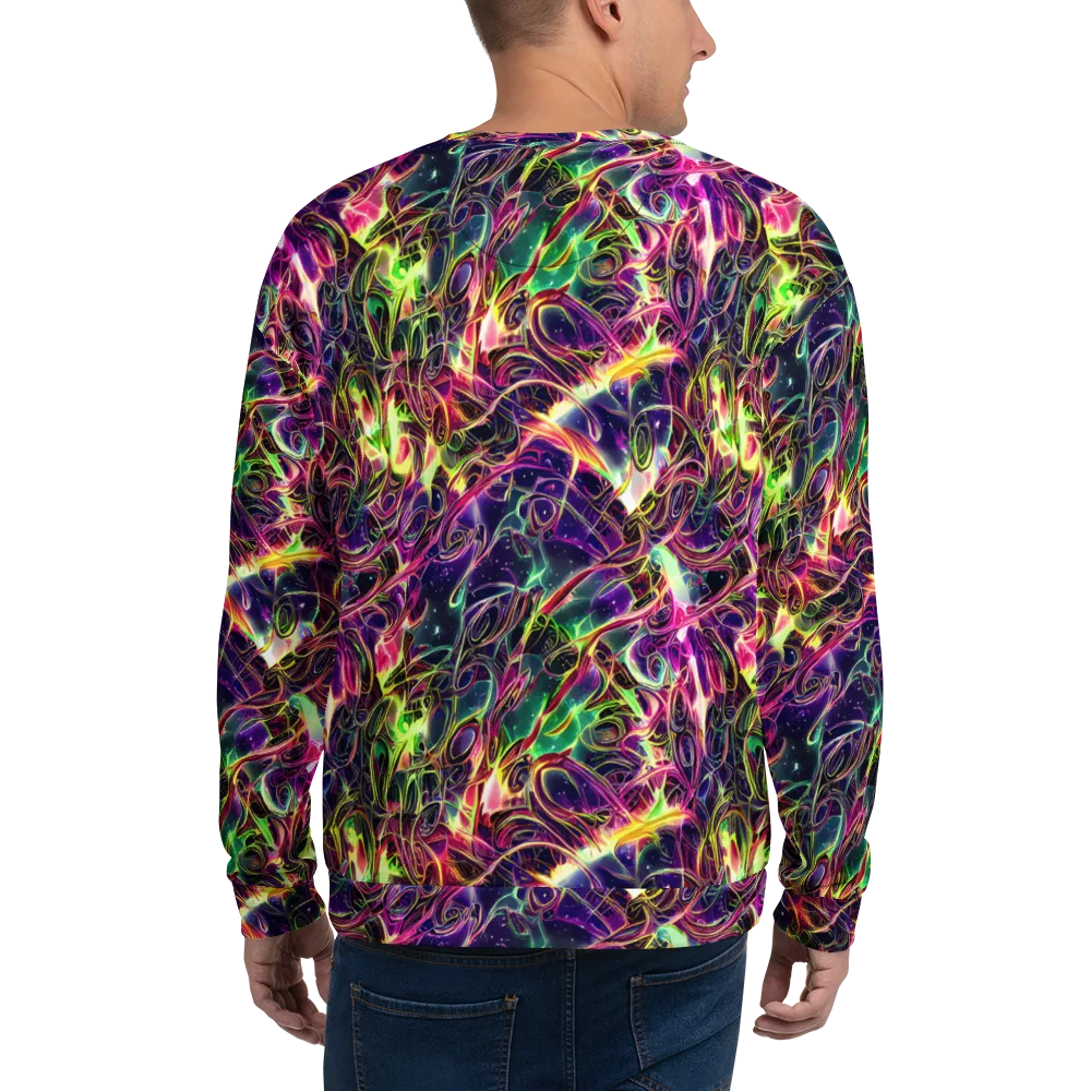 The Color Storm on Sweatshirt — Back