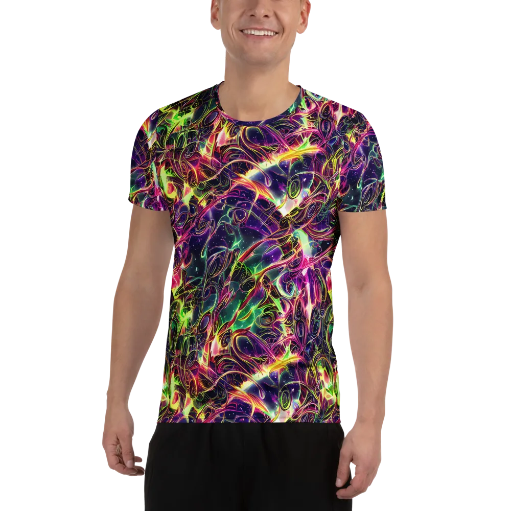 The Color Storm on Men's Athletic T-Shirt — Front