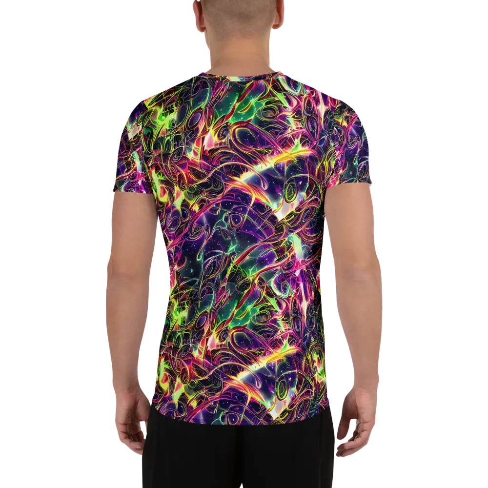 The Color Storm on Men's Athletic T-Shirt — Back