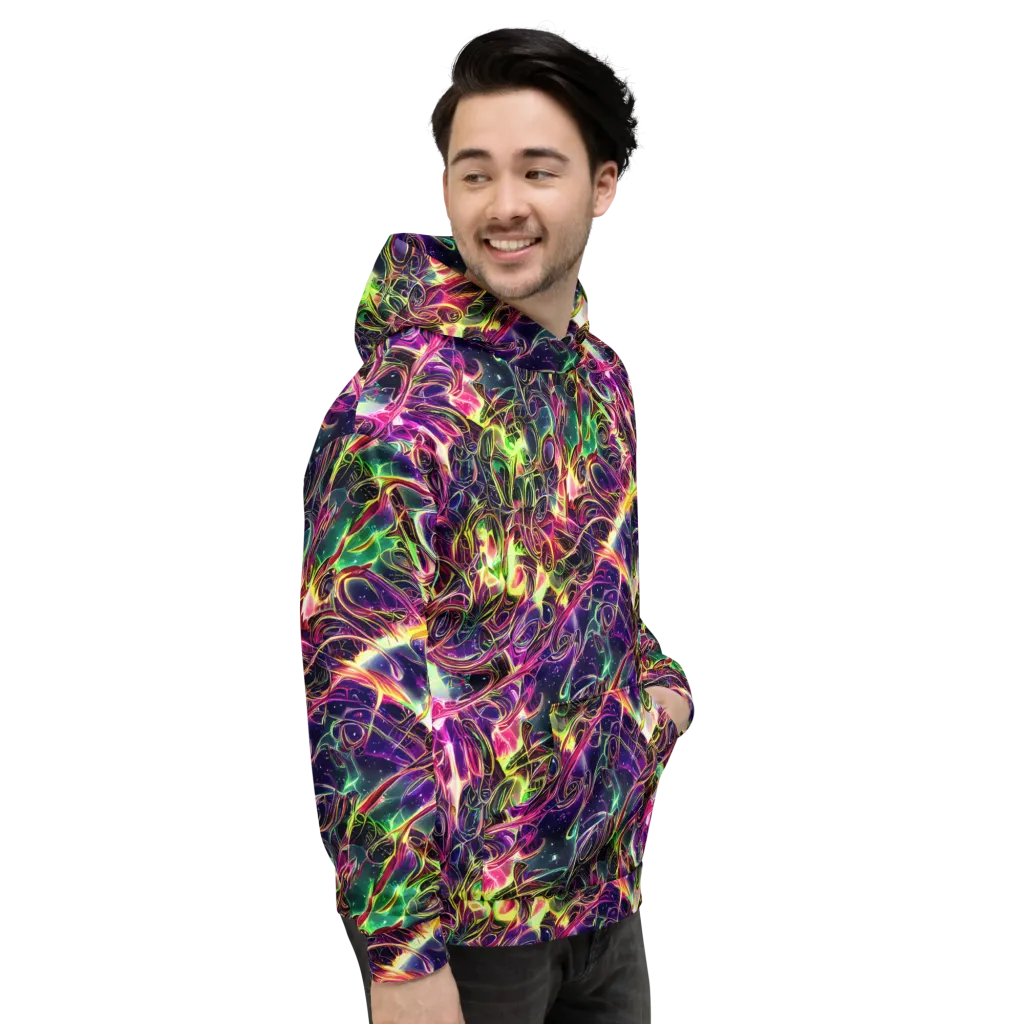The Color Storm on Hoodie — Right