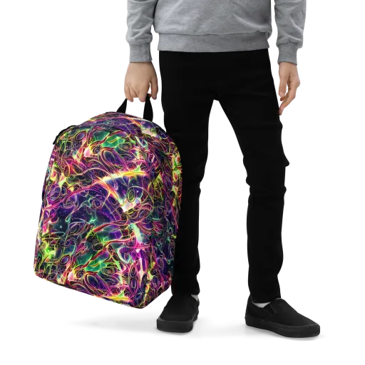 The Color Storm on a Minimalist Backpack