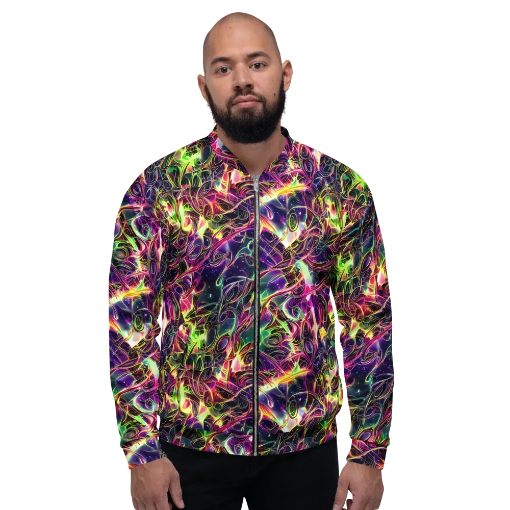 The Color Storm on Bomber Jacket — Front