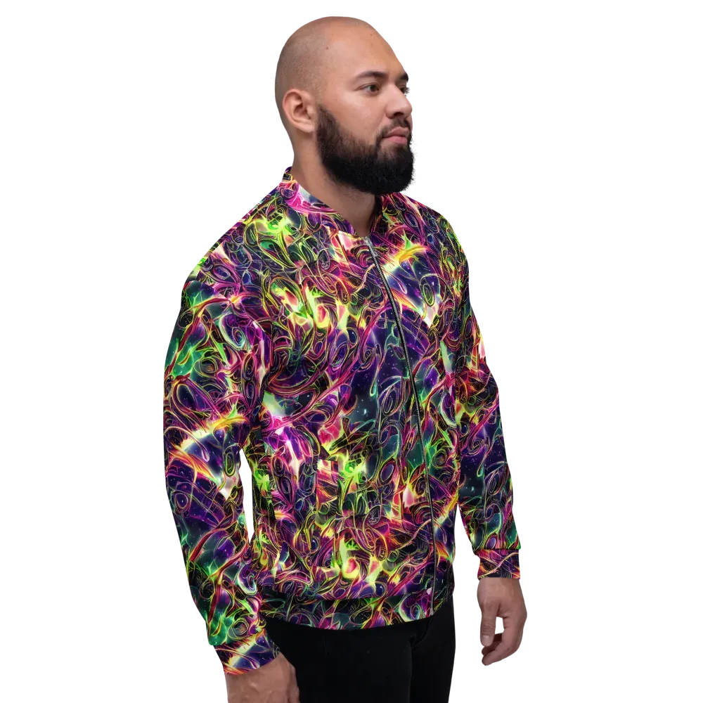 The Color Storm on Bomber Jacket — Right