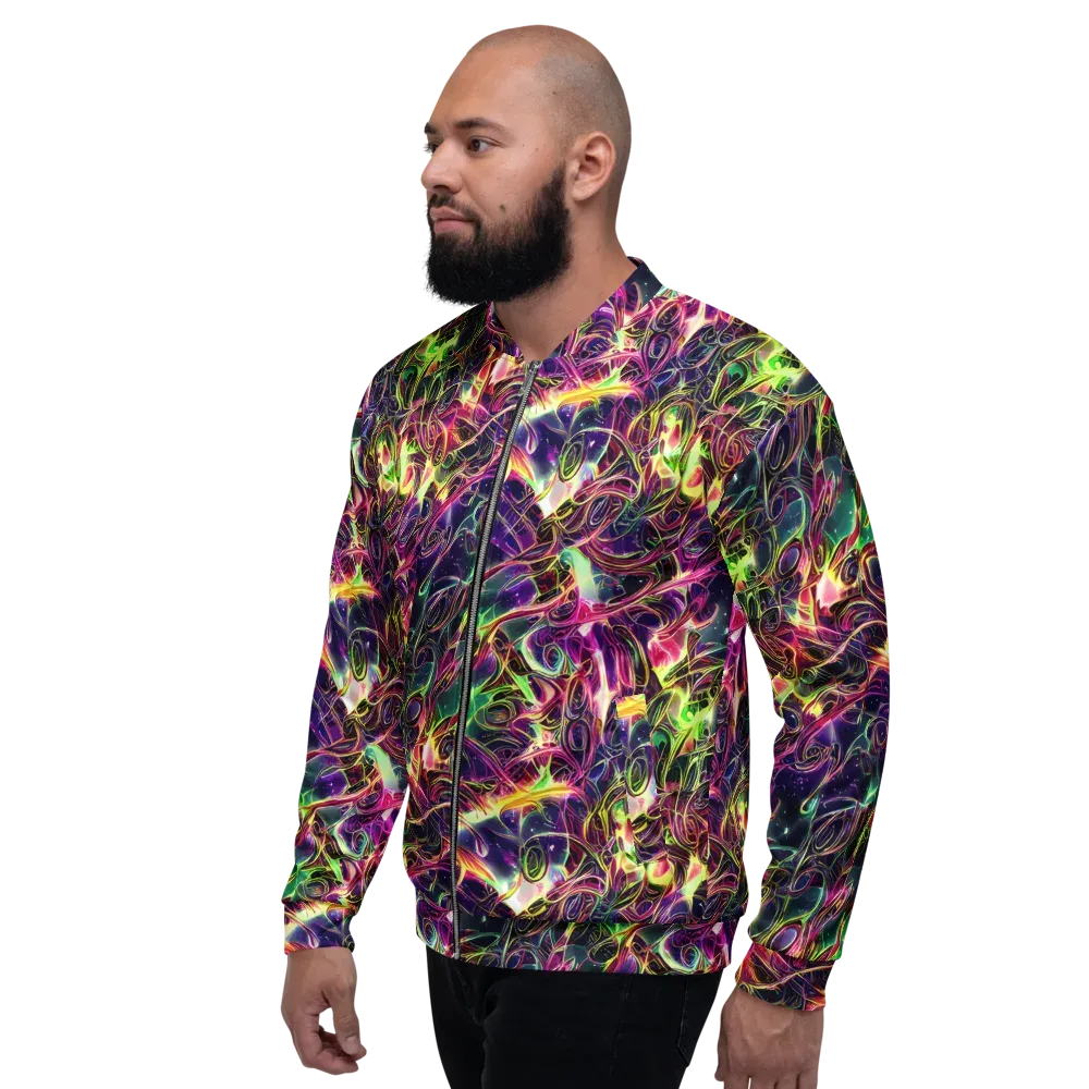 The Color Storm on Bomber Jacket — Left