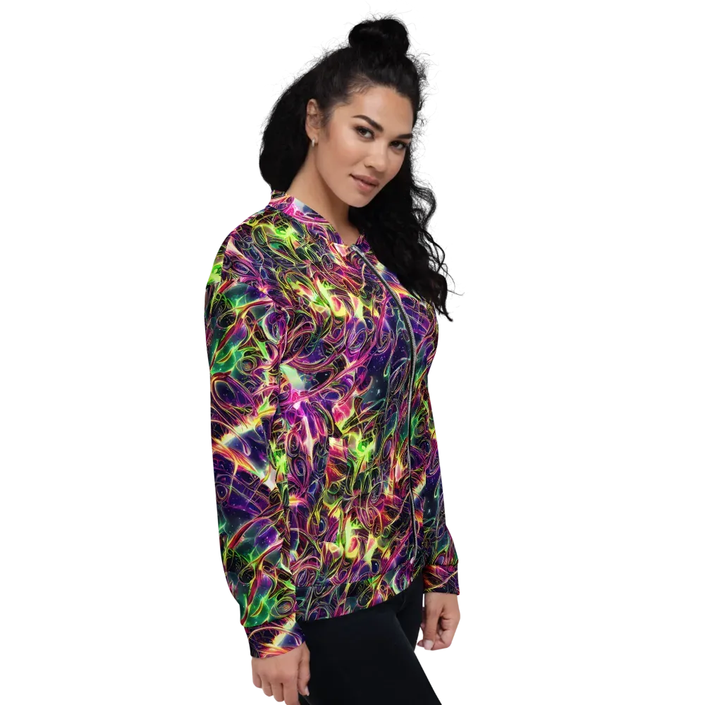 The Color Storm on Bomber Jacket — Right