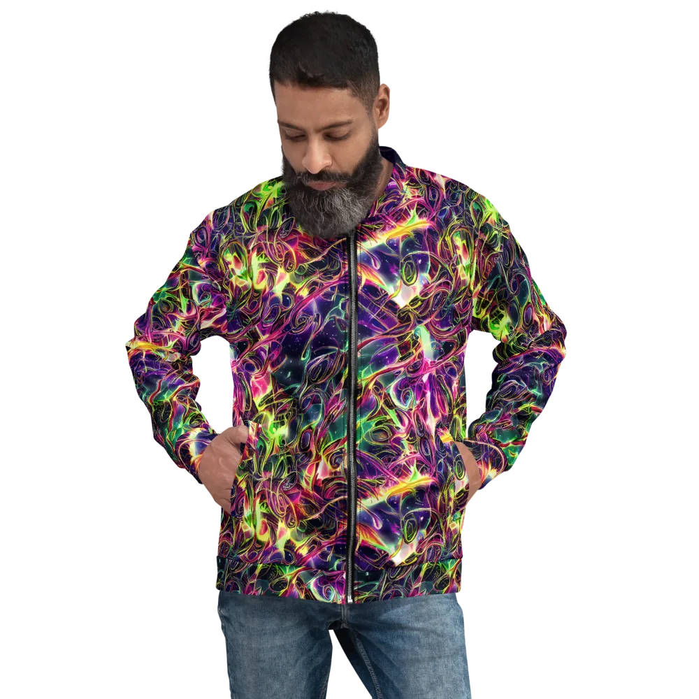 The Color Storm on Bomber Jacket — Front