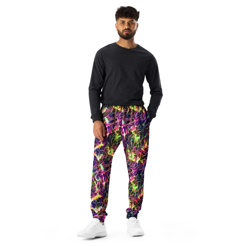 The Color Storm on Men's Joggers — Front