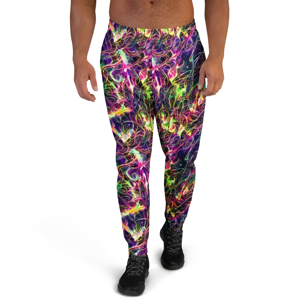 The Color Storm on Men's Joggers — Front