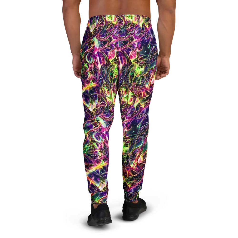 The Color Storm on Men's Joggers — Back