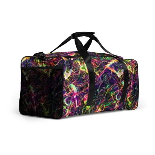 The Color Storm on a Duffle Bag