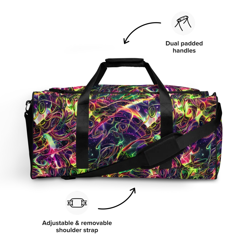 The Color Storm on Duffle Bag — Front
