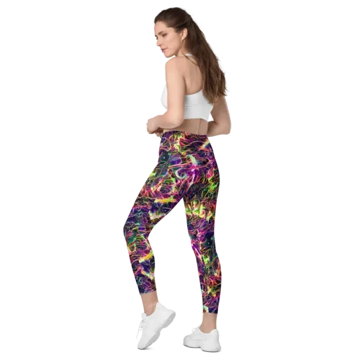 The Color Storm on a Leggings with Pockets