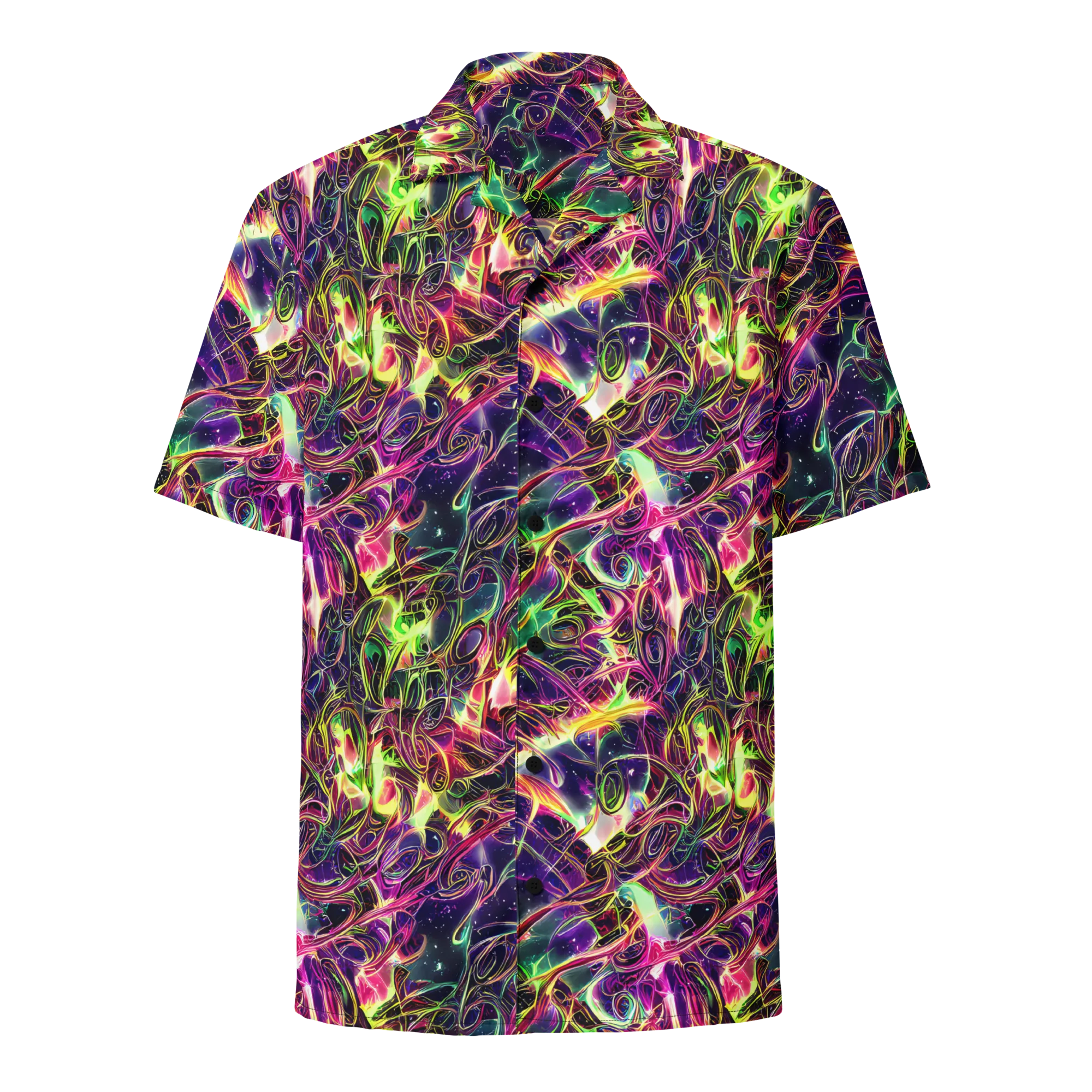 The Color Storm on Button Shirt — Front