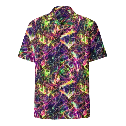 The Color Storm on a Button Shirt