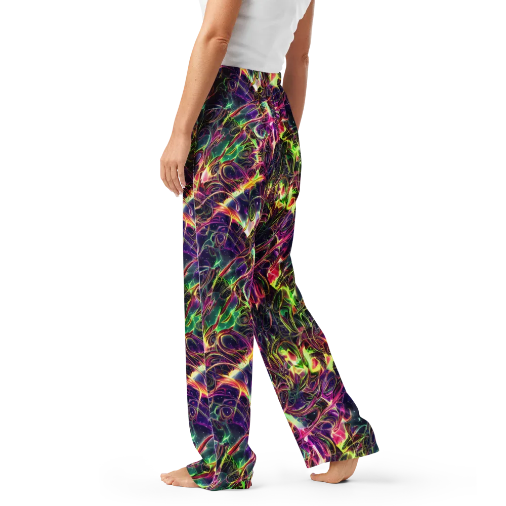 The Color Storm on Women's Pajama Pants — Left