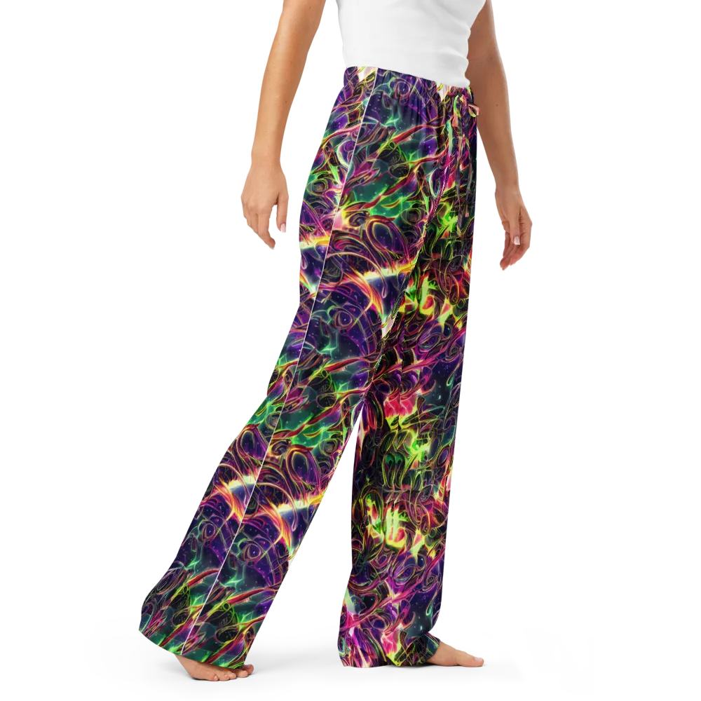 The Color Storm on Women's Pajama Pants — Right Front