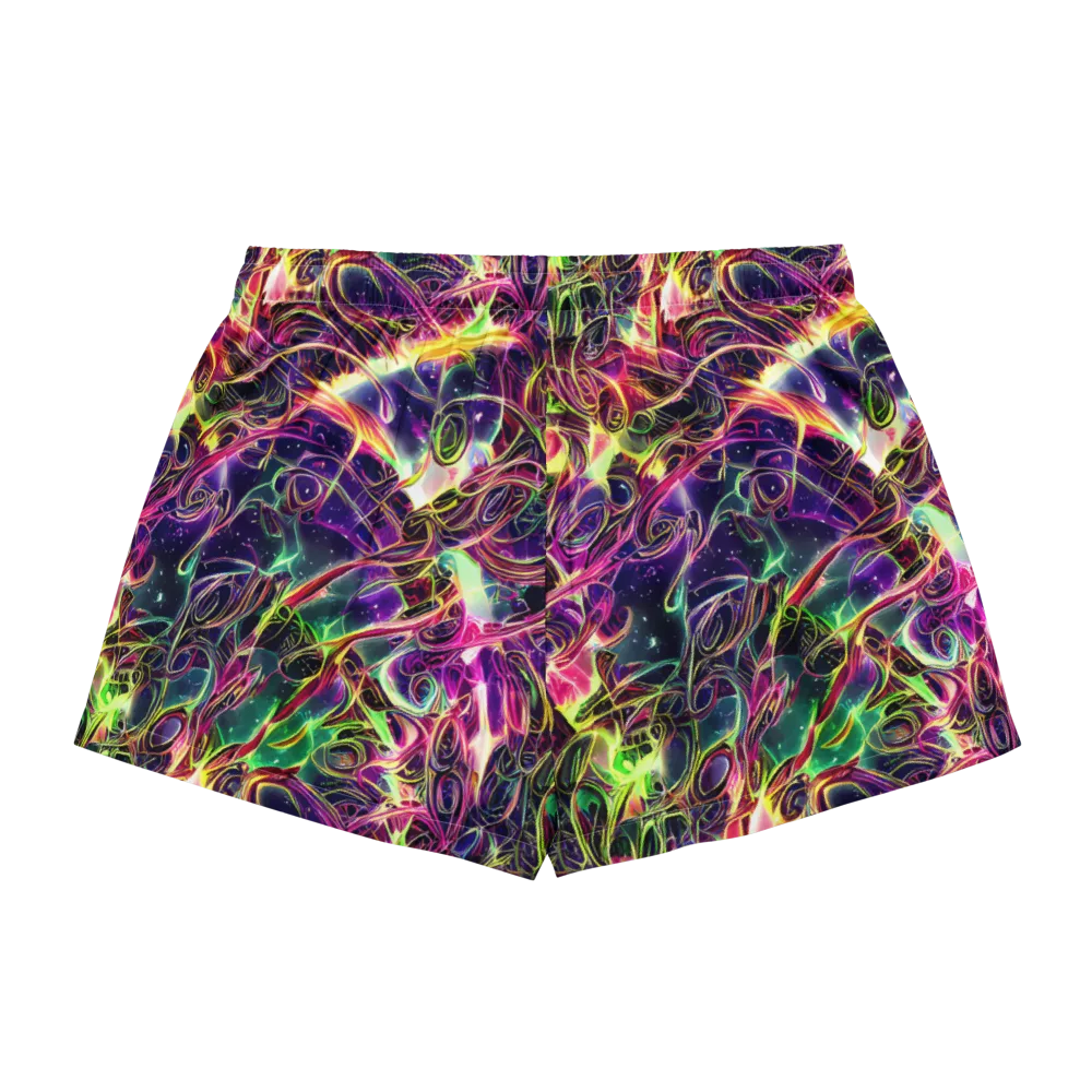 The Color Storm on Women's Pajama Shorts — Back