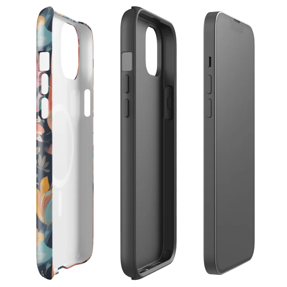 Whiskers in Bloom on MagSafe Tough Case for iPhone® — Front