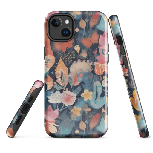 Whiskers in Bloom on a MagSafe Tough Case for iPhone®