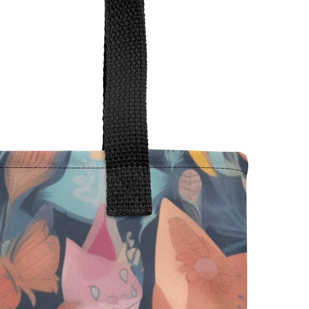 Whiskers in Bloom on Tote Bag — Product details