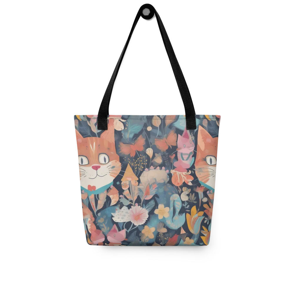 Whiskers in Bloom on Tote Bag — Front