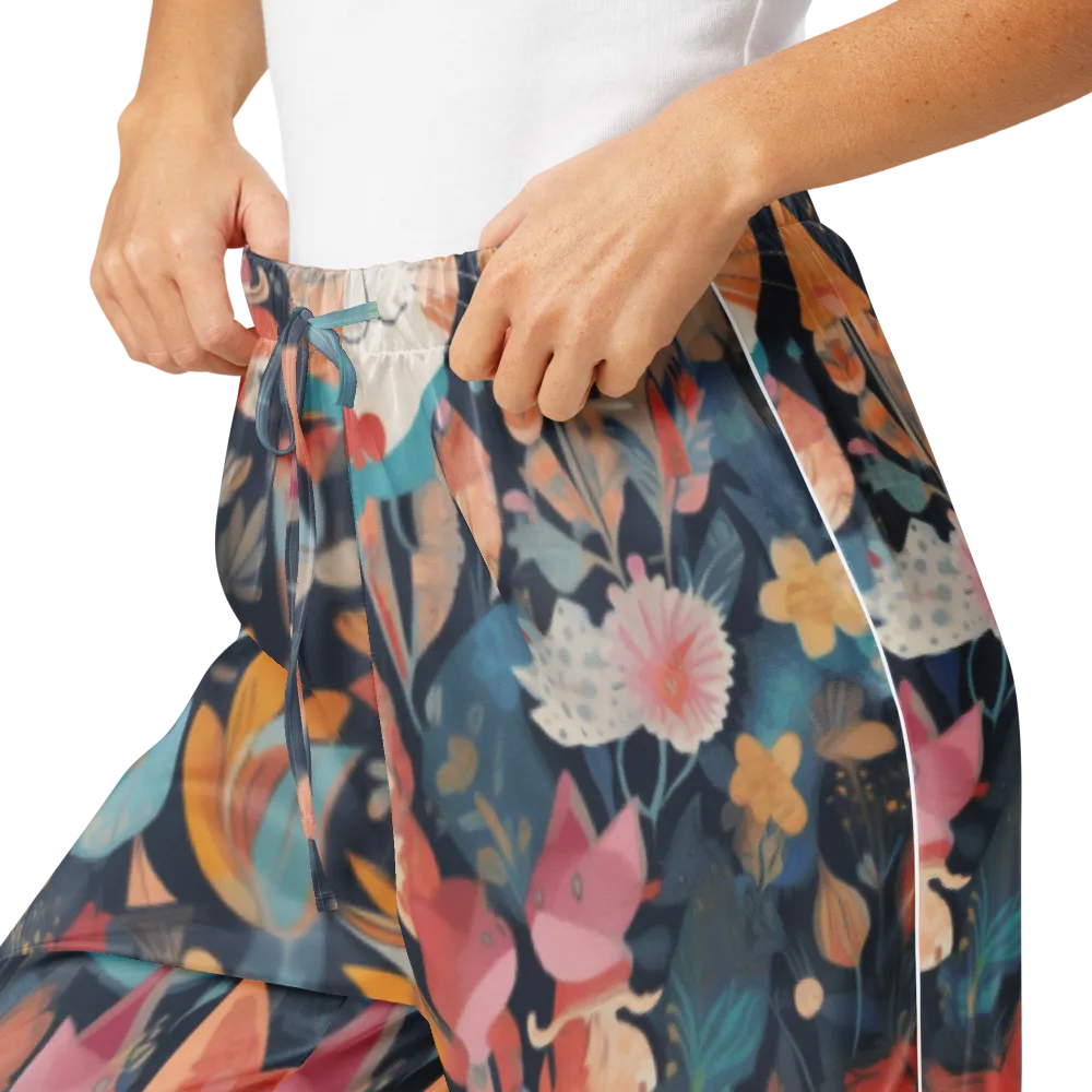 Whiskers in Bloom on Women's Pajama Pants — Product details