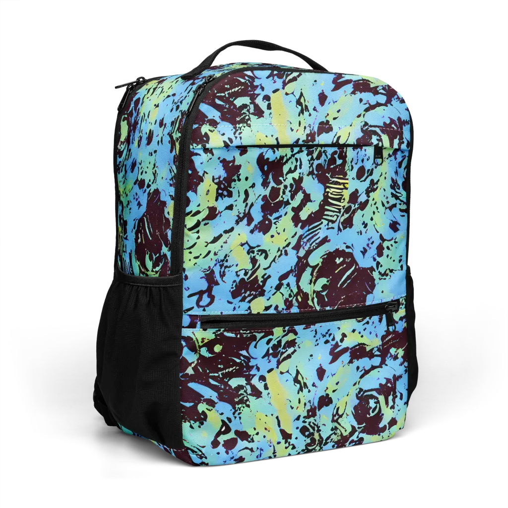 Aqua Static on Utility Backpack — Right Front
