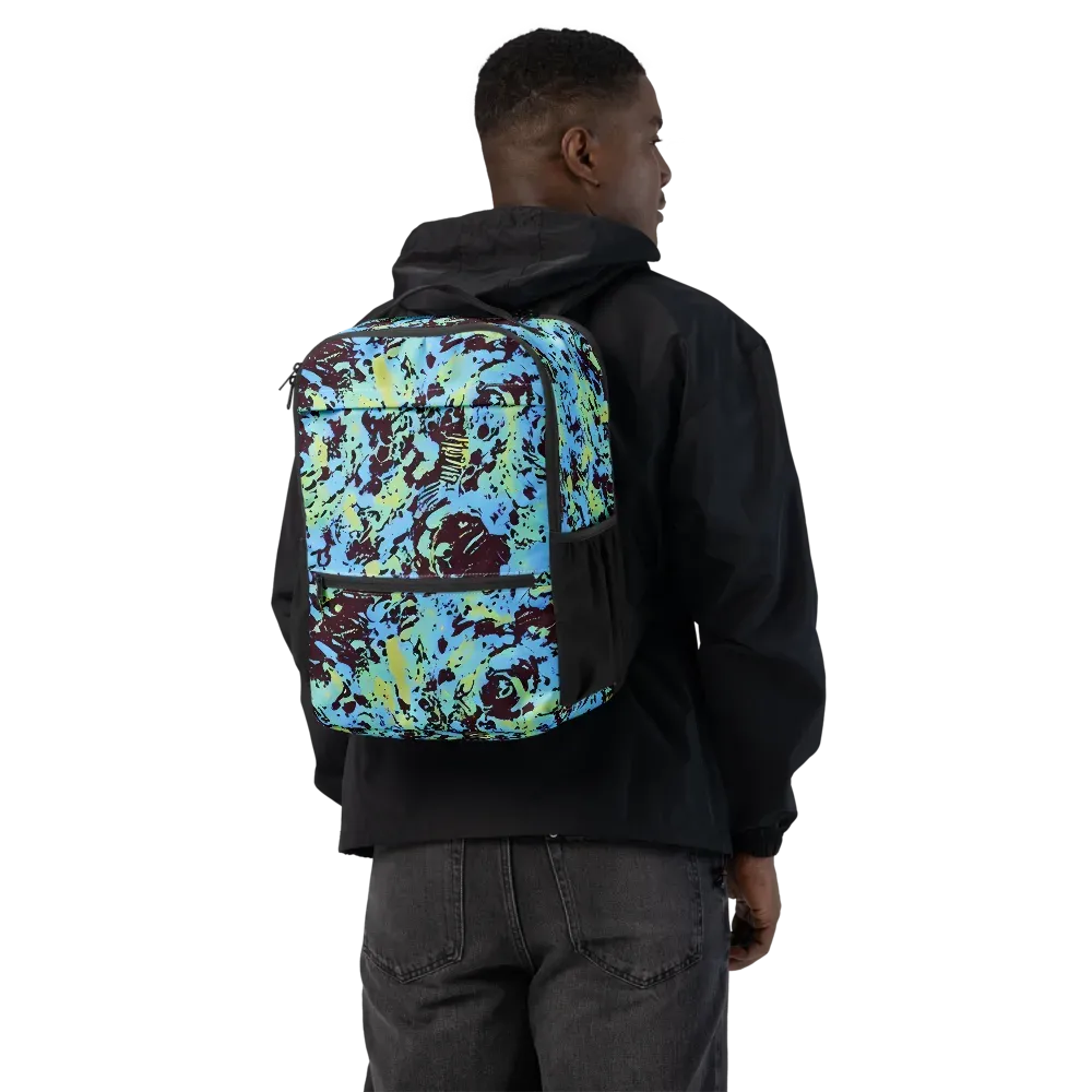 Aqua Static on Utility Backpack — Back