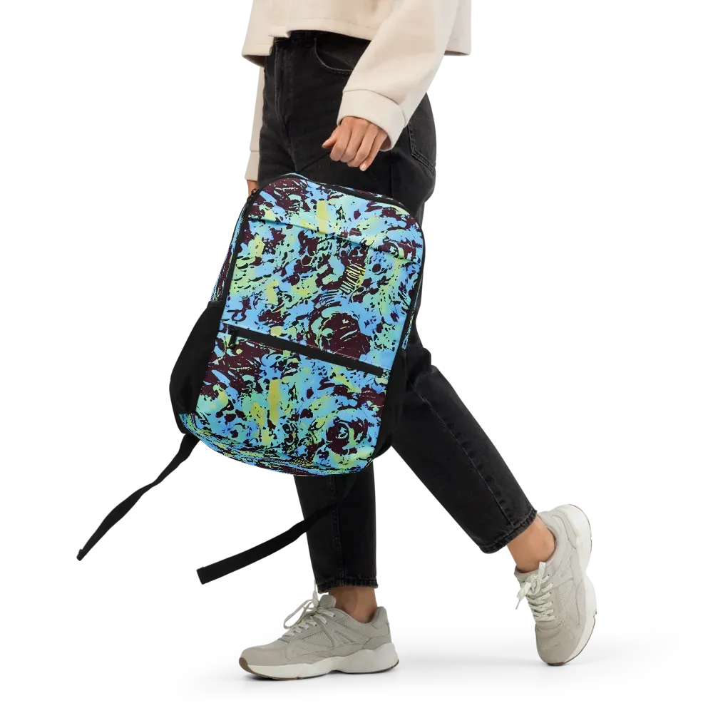 Aqua Static on Utility Backpack — Front