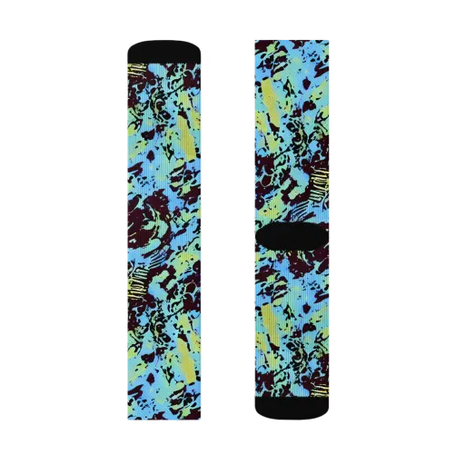 Aqua Static on a Socks