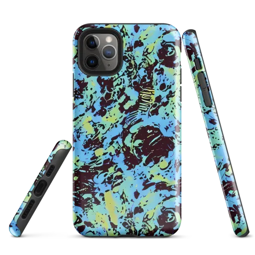 Aqua Static on a Tough Case for iPhone®