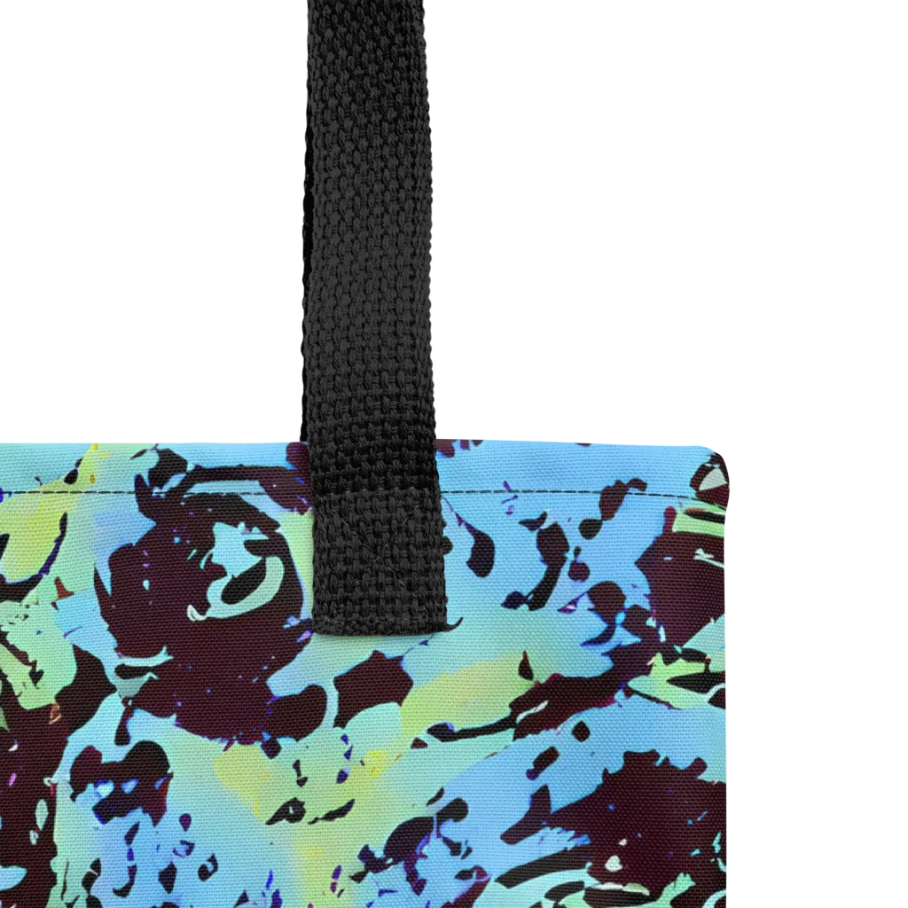 Aqua Static on Tote Bag — Product details