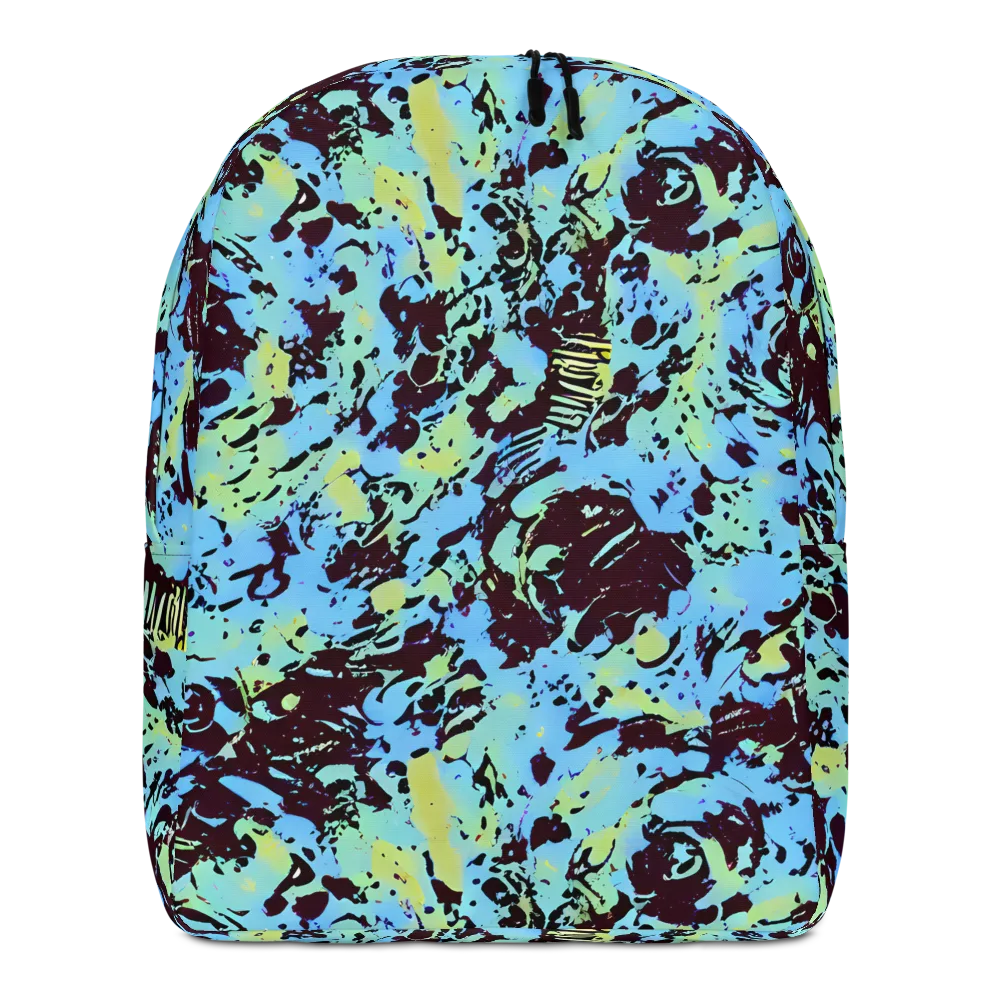 Aqua Static on Minimalist Backpack — Front