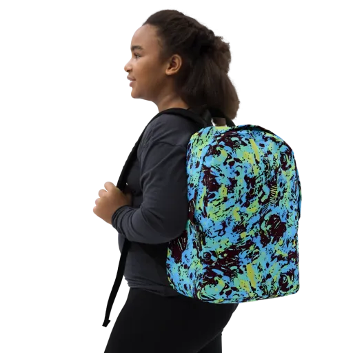 Aqua Static on a Minimalist Backpack