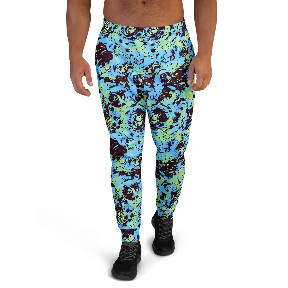 Aqua Static on Men's Joggers — Front