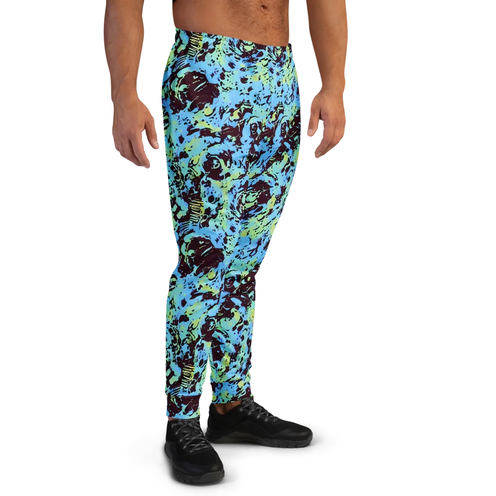 Aqua Static on Men's Joggers — Right