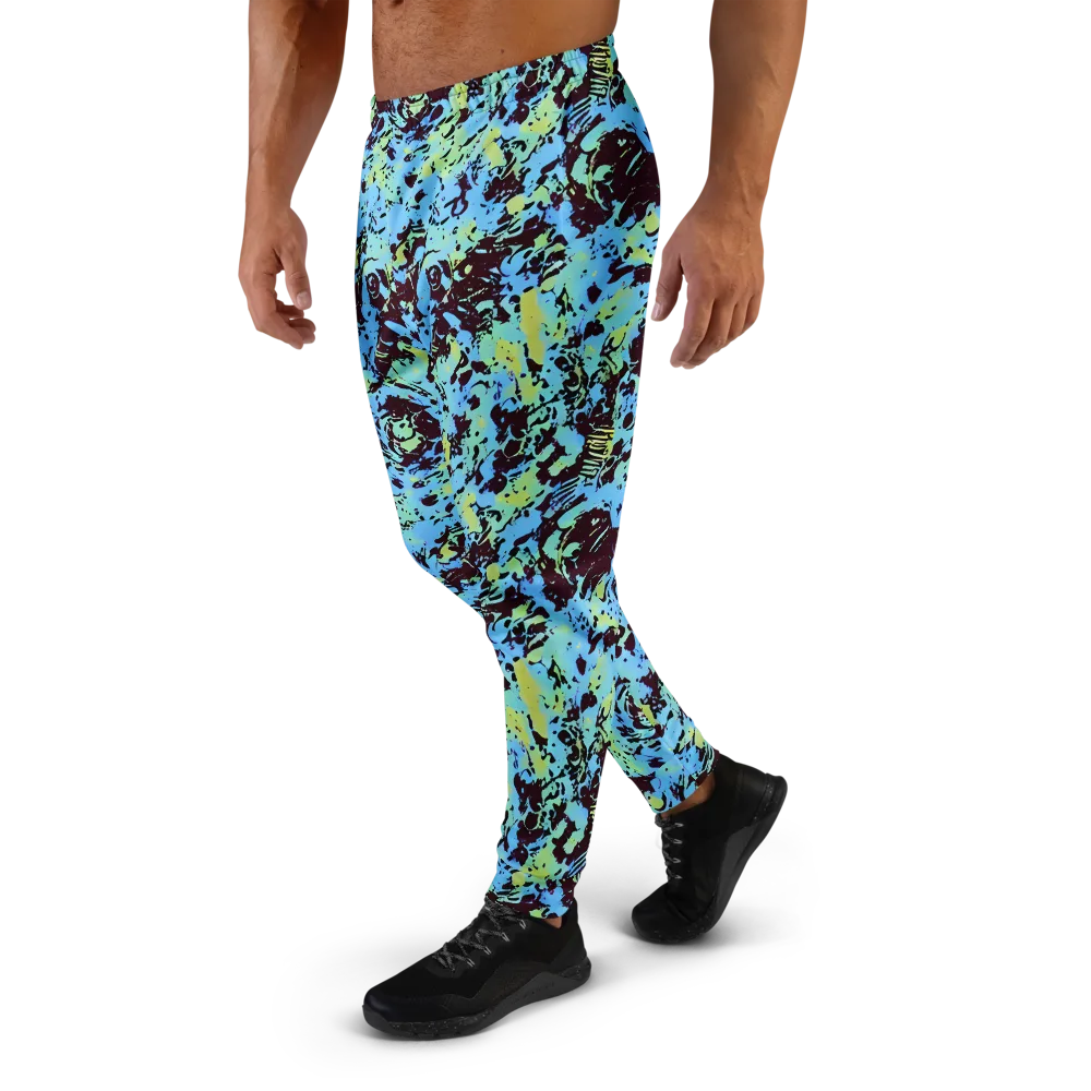 Aqua Static on Men's Joggers — Left