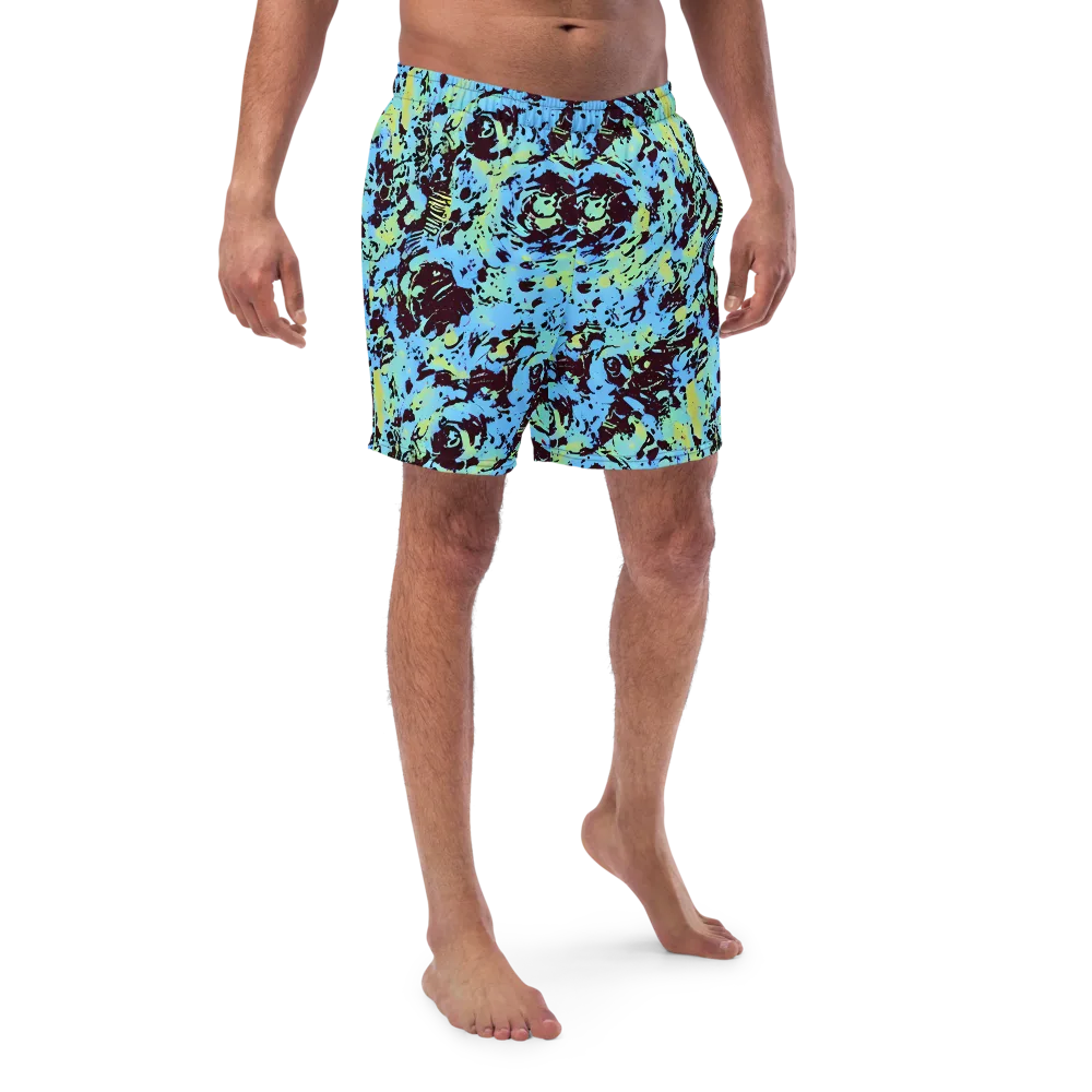 Aqua Static on Swim Trunks — Front