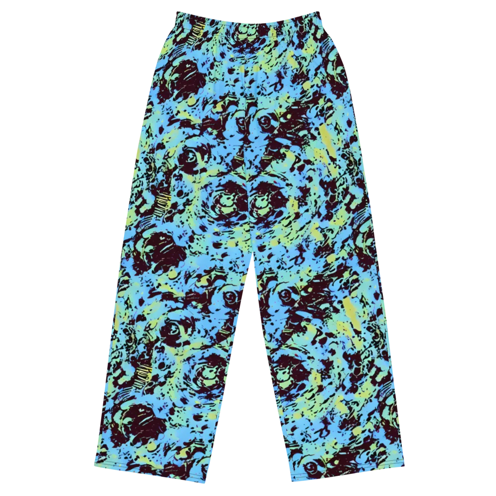 Aqua Static on Wide-Leg Pants — Front