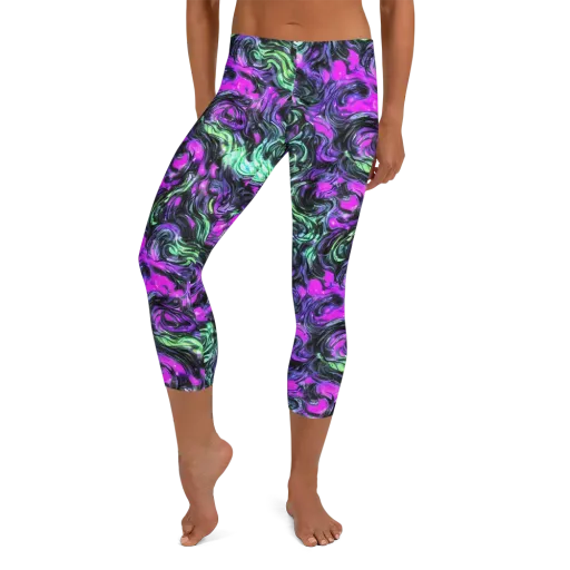 Plasma Ribbons on a Capri Leggings