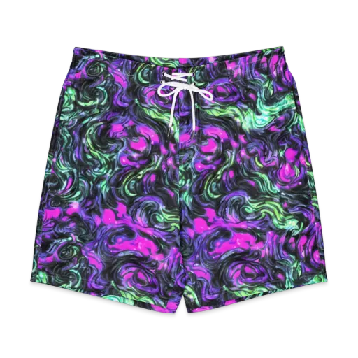 Plasma Ribbons on a Men's Board Shorts