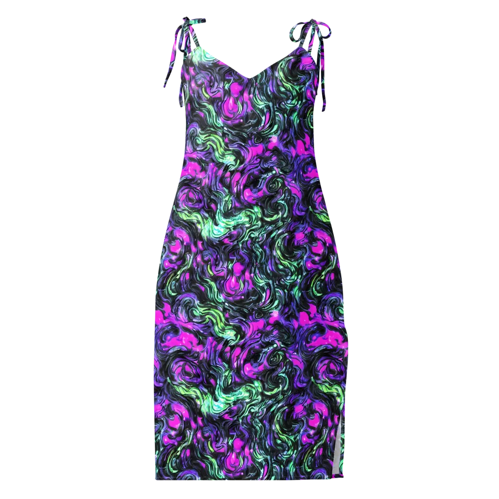 Plasma Ribbons on Slip Dress — Front
