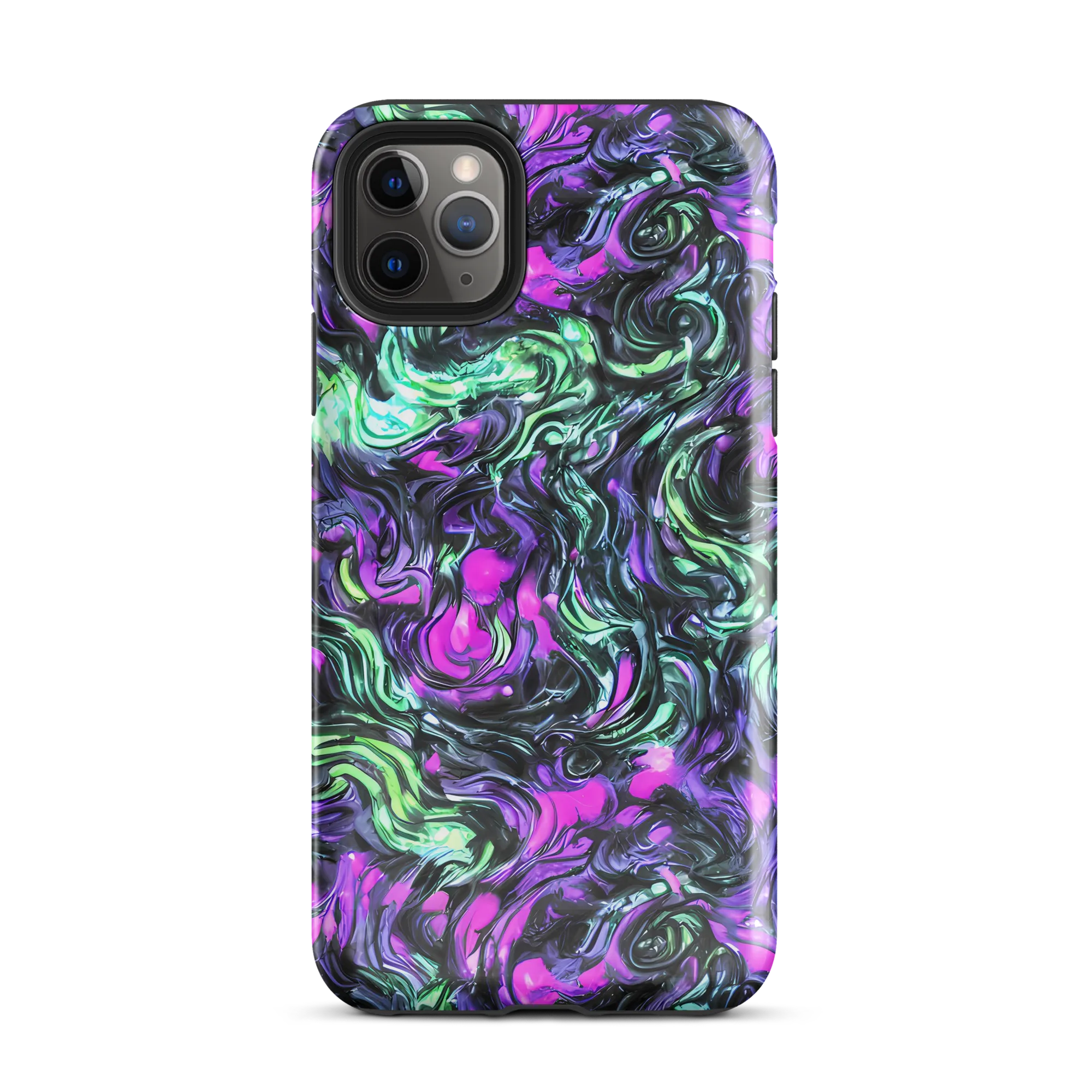 Plasma Ribbons on Tough Case for iPhone® — Front