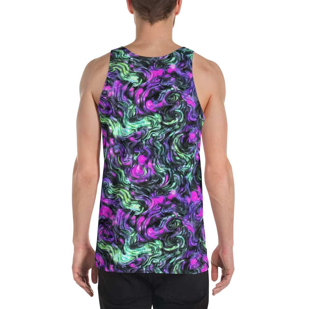 Plasma Ribbons on Men's Tank Top — Back