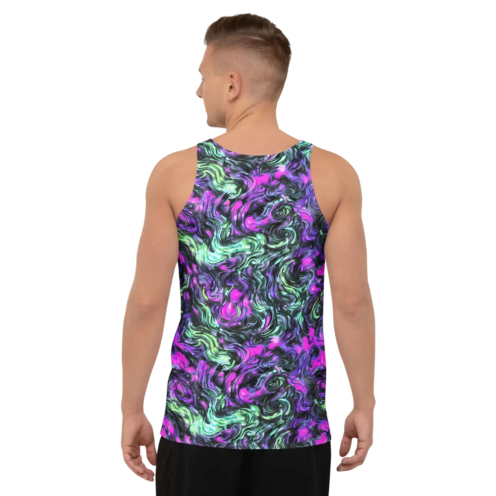 Plasma Ribbons on Men's Tank Top — Back