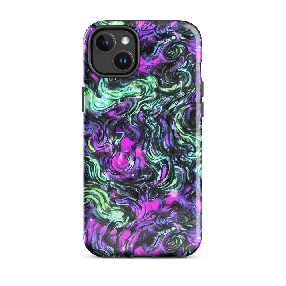 Plasma Ribbons on MagSafe Tough Case for iPhone® — Front